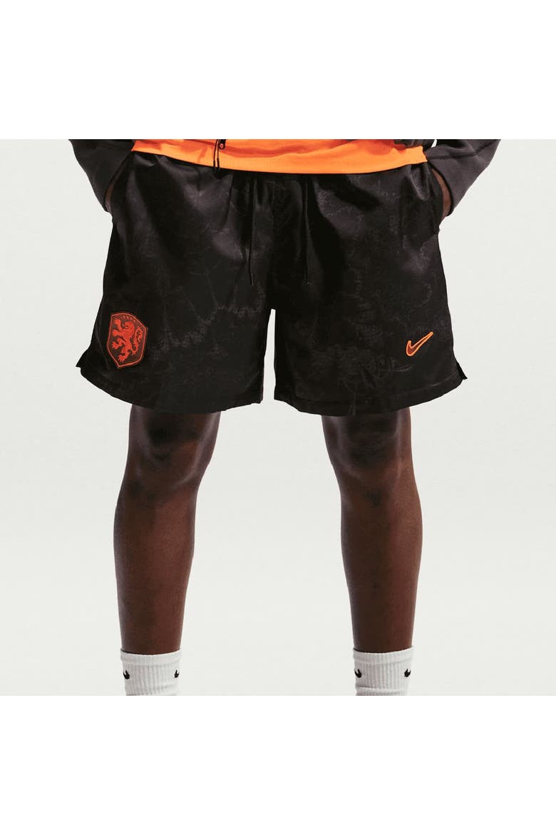 Men's Nike Black Netherlands National Team 2026 Club Flow Shorts, Main, color, Black
