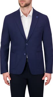 Report Collection Linen Blend Stretch Sport Coat
