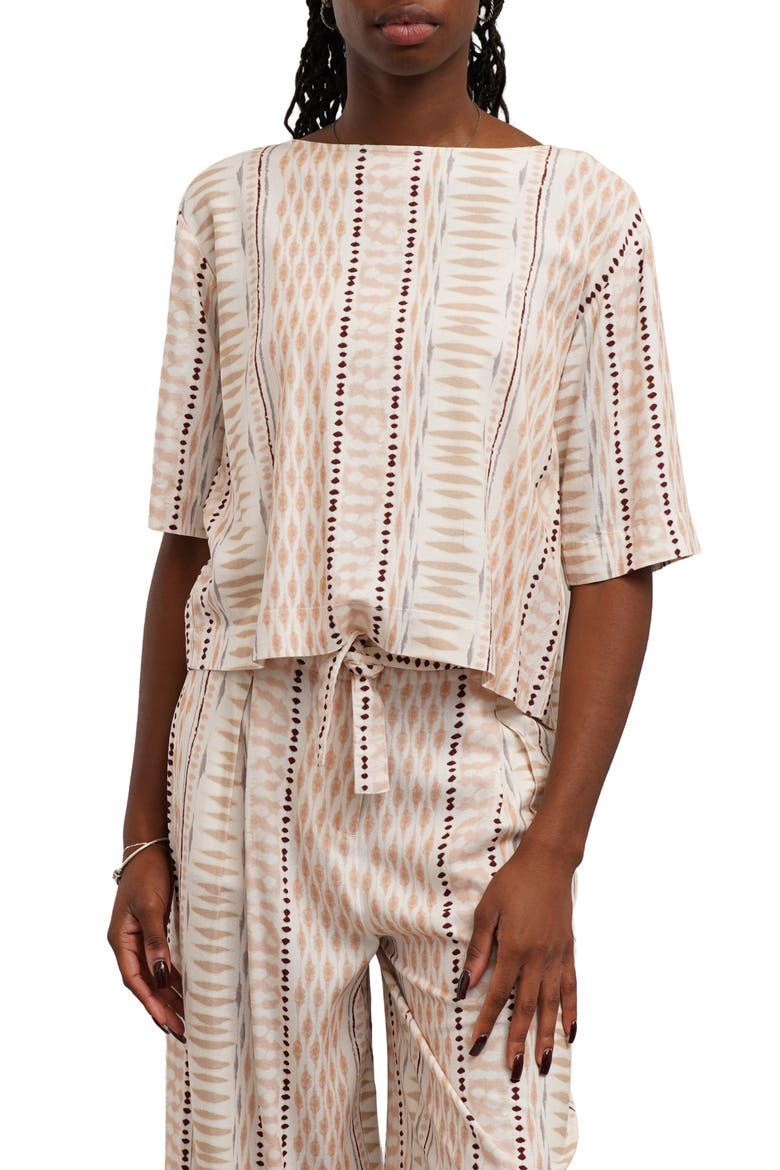 Boat Neck Top, Main, color, BOHEMIA ORANGE