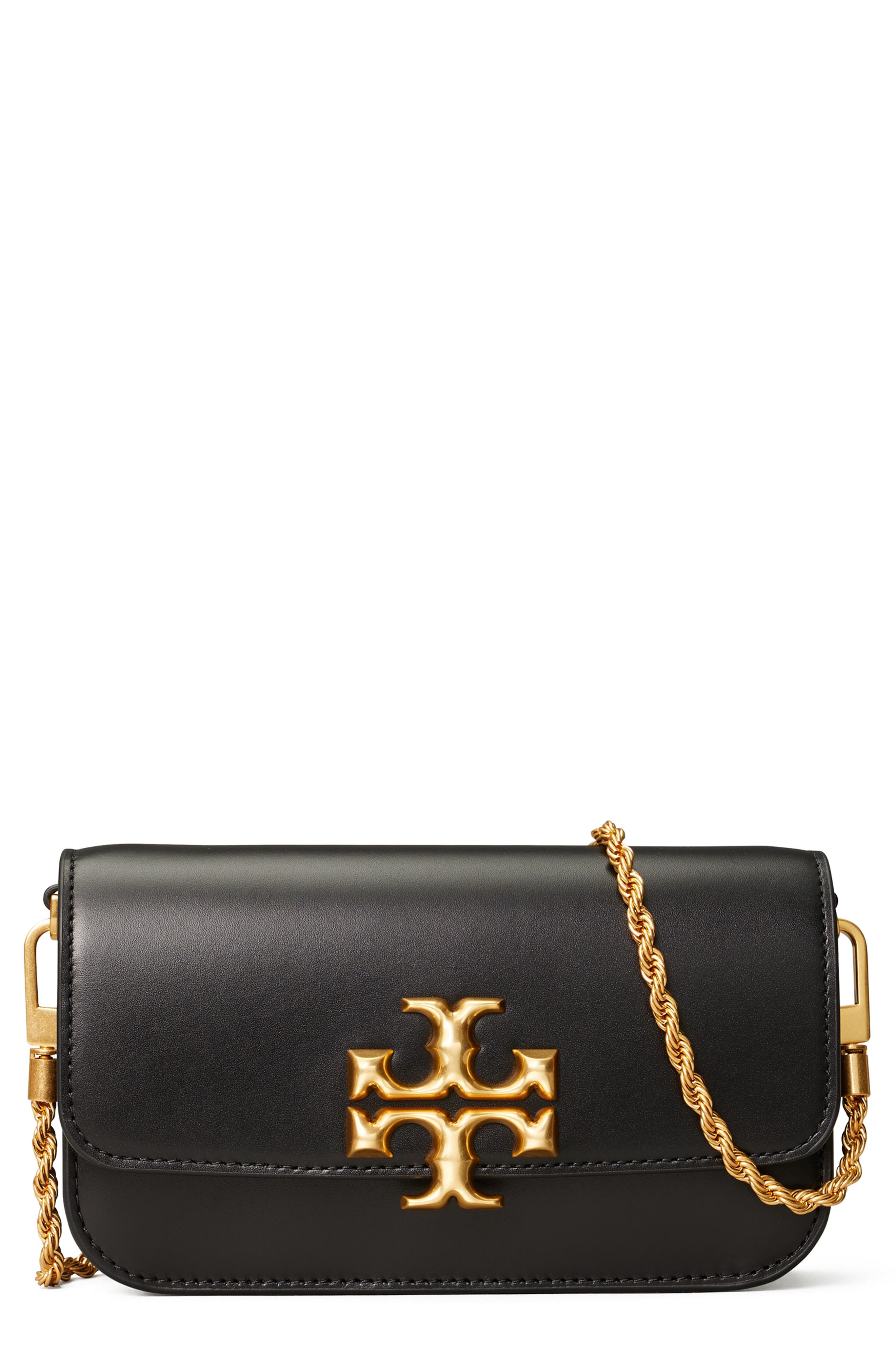 Tory Burch Eleanor Leather Phone Crossbody Bag, Main, color, 