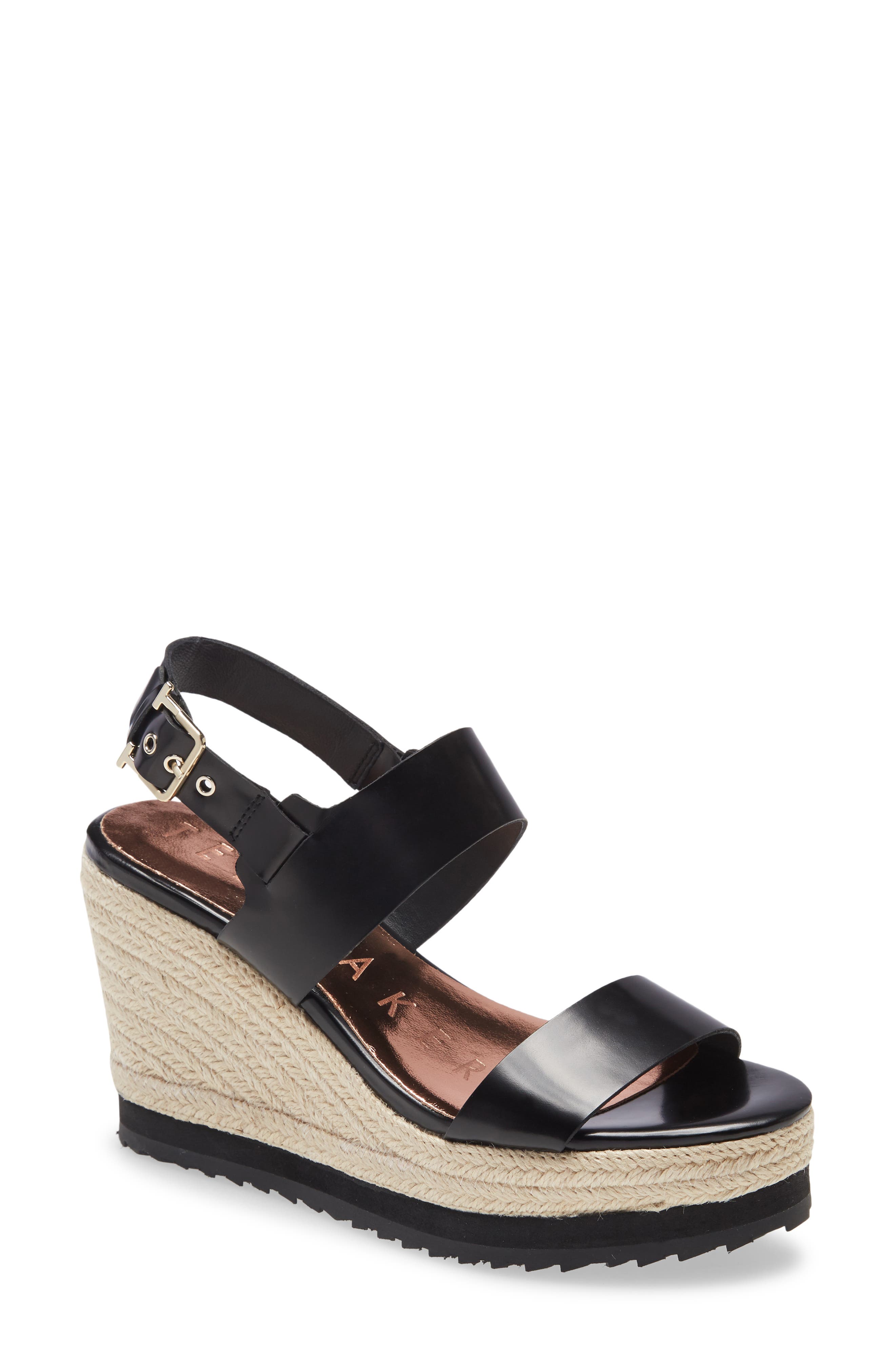 Ted Baker London Archei Espadrille Wedge Sandal, Main, color, 