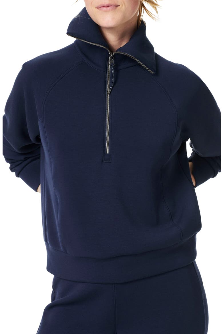 AirEssentials Half Zip Sweatshirt, Main, color, TIMELESS NAVY