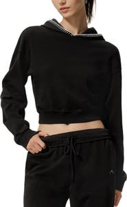 Lilysilk SILKERRY Cropped Fit Seamflow Poise Pullover Hoddie