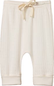 NATURE BABY Pointelle Organic Cotton Pants