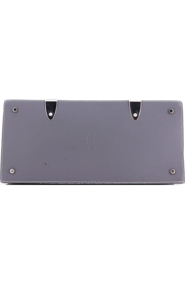 Pre-Owned Goyard Saigon Top Handle Bag Coated Canvas with Leather MM, Alternate, color,