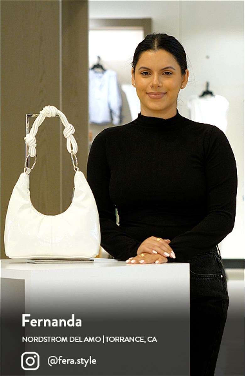 Weave String Grab Shoulder Bag, sales video thumbnail