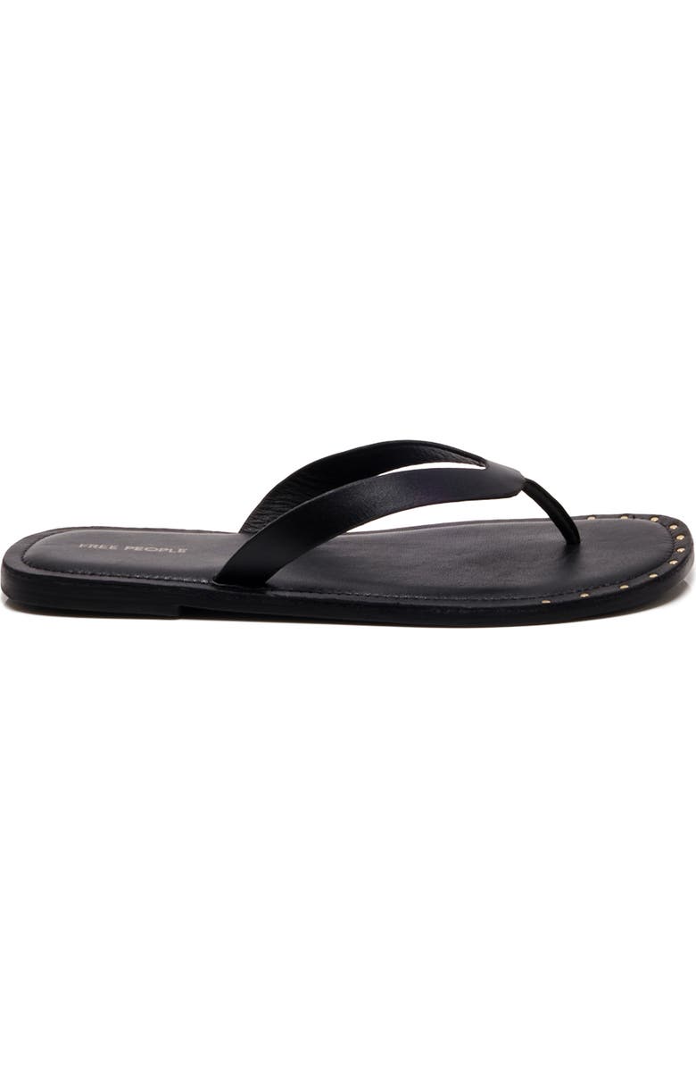 Free People Sona Flip Flop, Alternate, color, Black