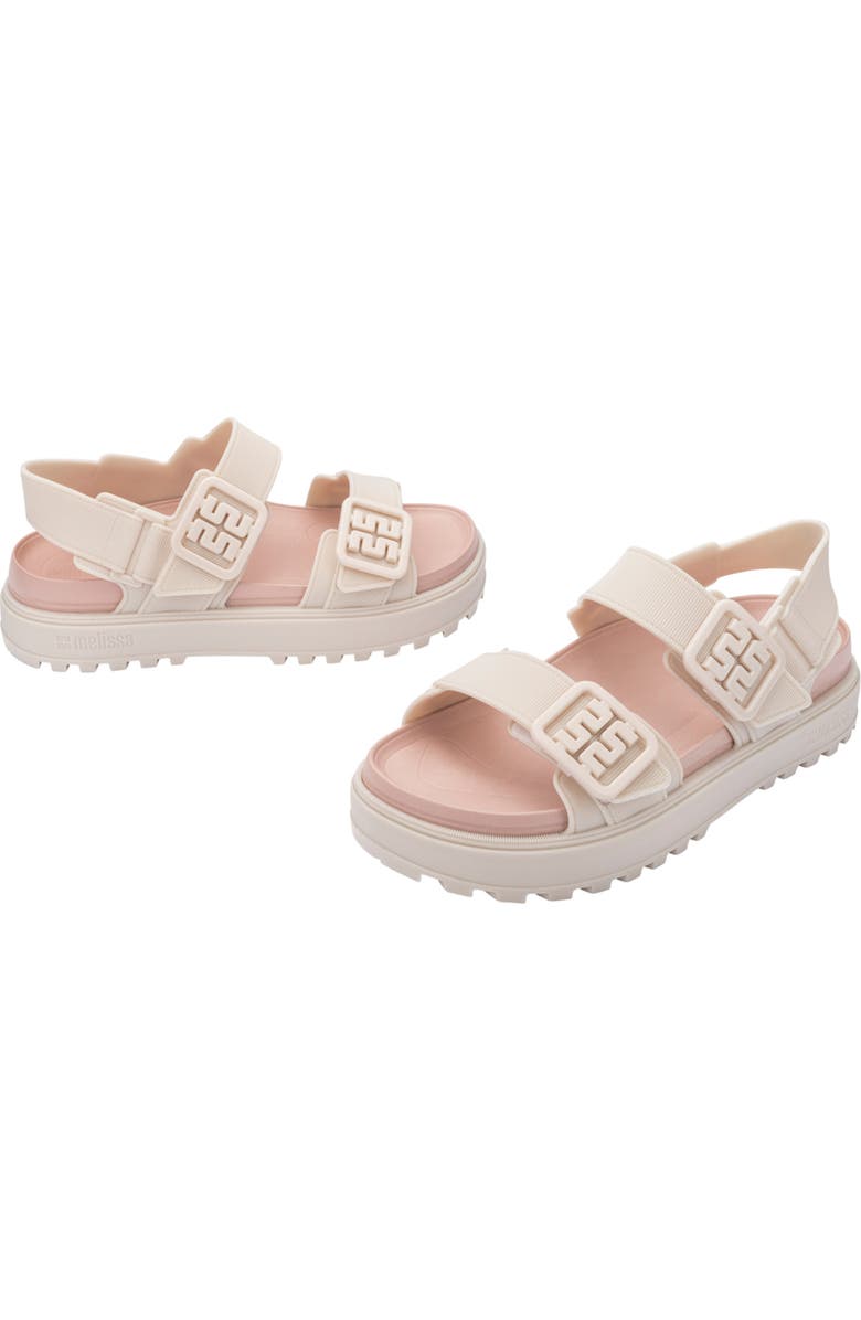 Melissa Towny Sandal, Alternate, color, Beige/ Pink