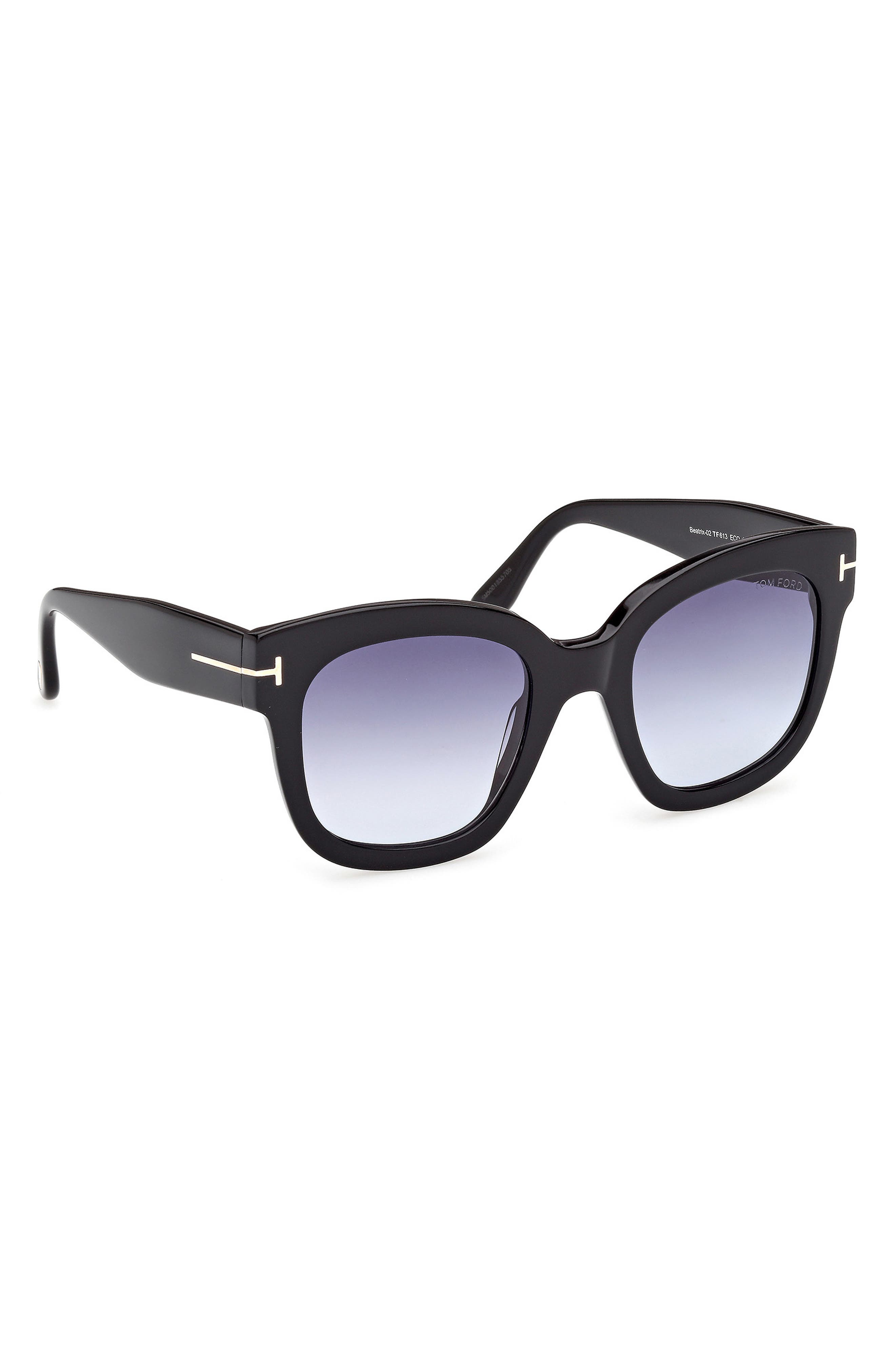 TOM FORDサングラスBeatrix TF159 36F 63□14 125 TOM FORD Beatrix 52mm Gradient Geometric Sunglasses (Women