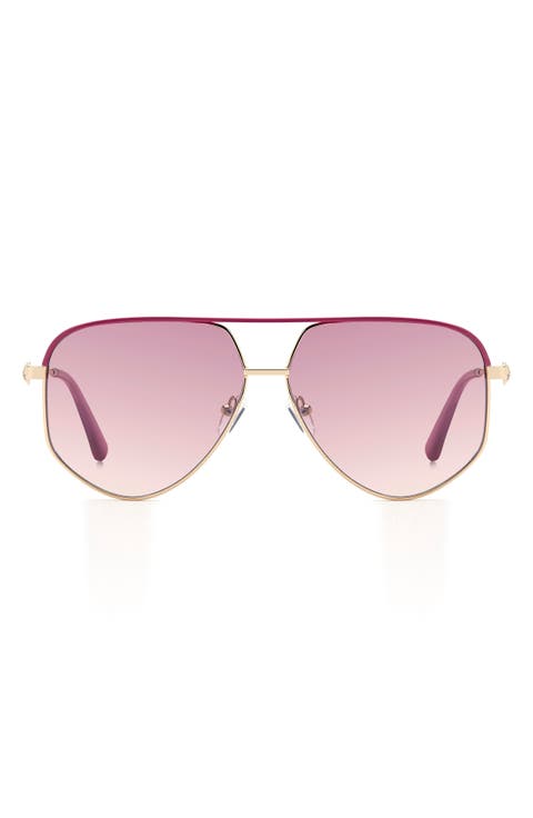 64mm Square Sunglasses