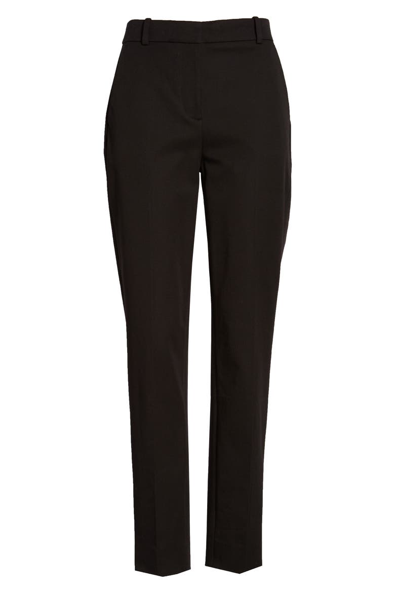 Cameron Seasonless High Rise Crop Pants, Alternate, color, BLACK