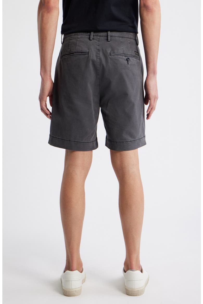 Archie Stretch Twill Trouser Shorts, Alternate, color, SULFUR ANTIQUE BLACK