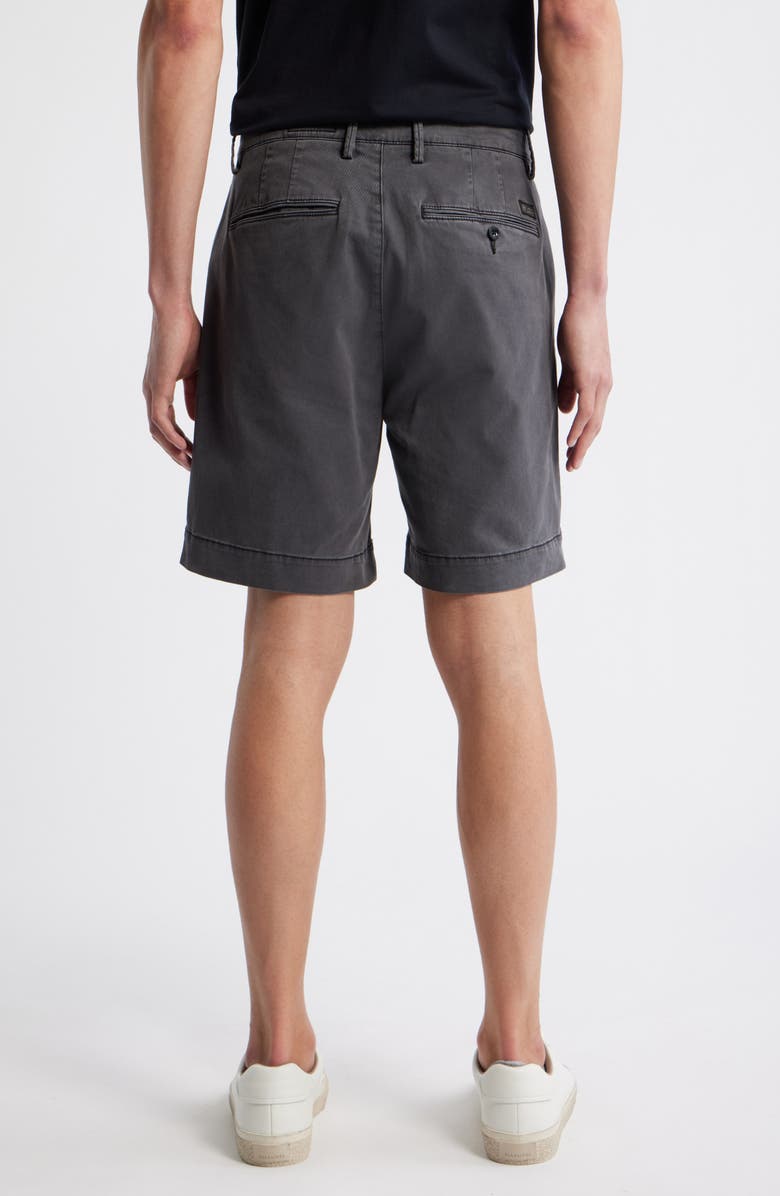 AG Archie Stretch Twill Trouser Shorts, Alternate, color, Sulfur Antique Black