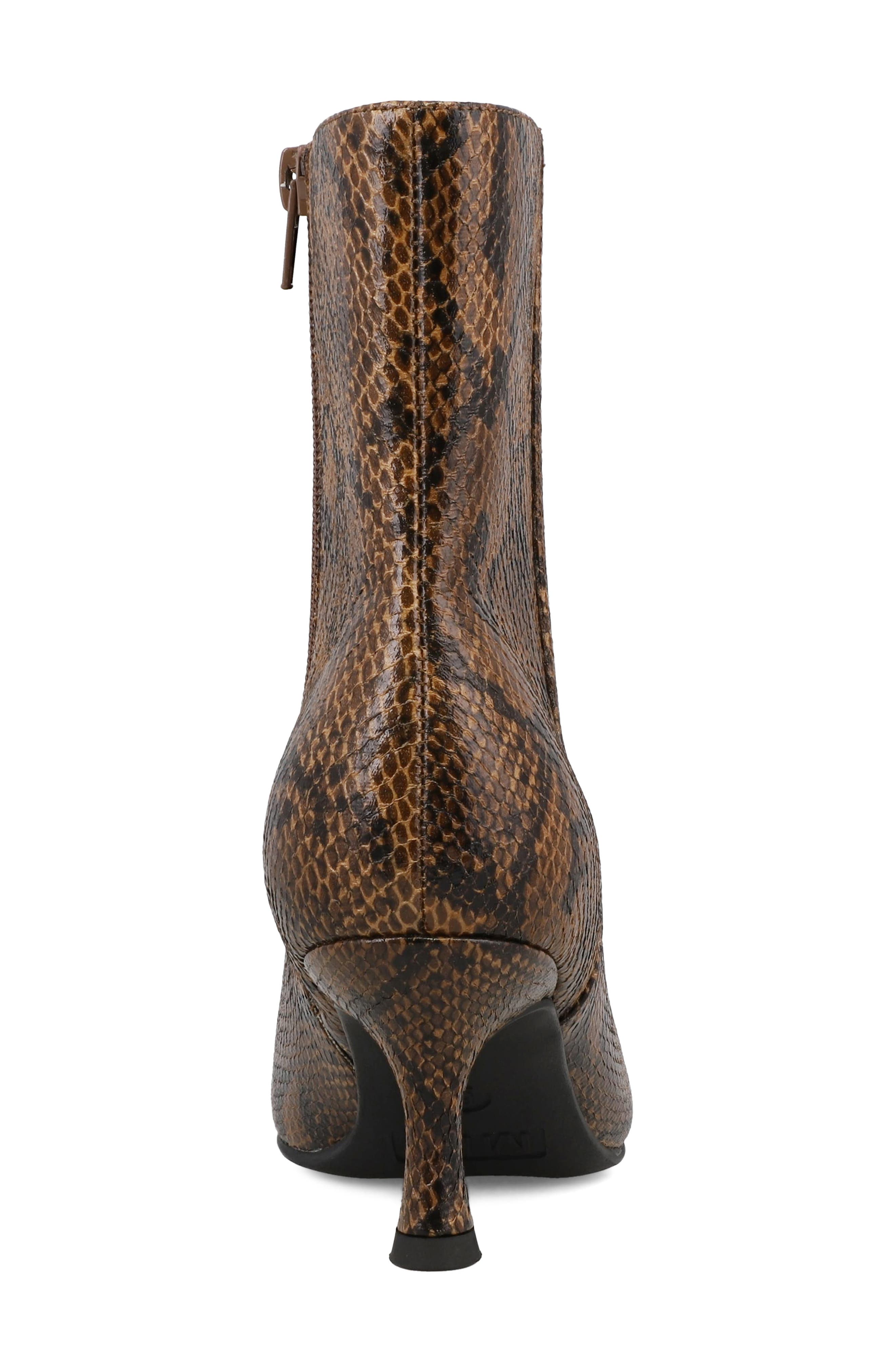 Ediva Pointed Toe Bootie, Alternate, color, BROWN