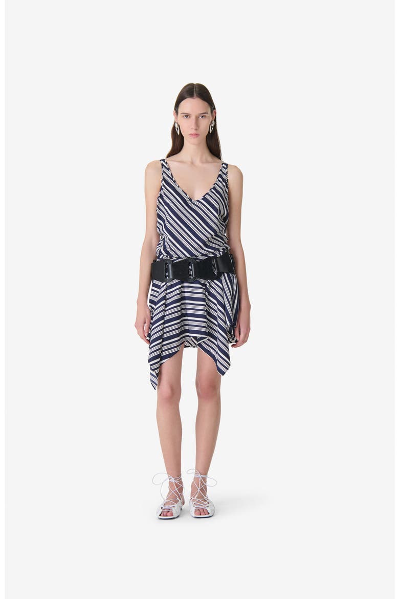 Unya Sleeveless Dress, Main, color, SAILOR STRIPE