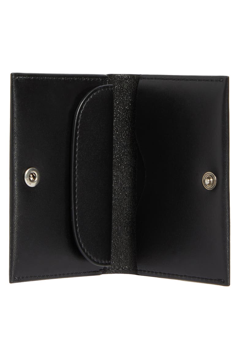Travel Leather Card Case, Alternate, color, BLACK ANS