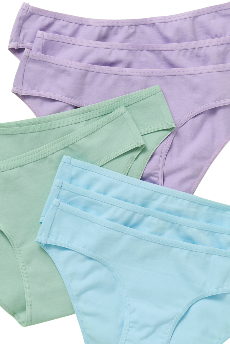 Sunny Cotton Underwear 8PK, Alternate, color, Teton Sky