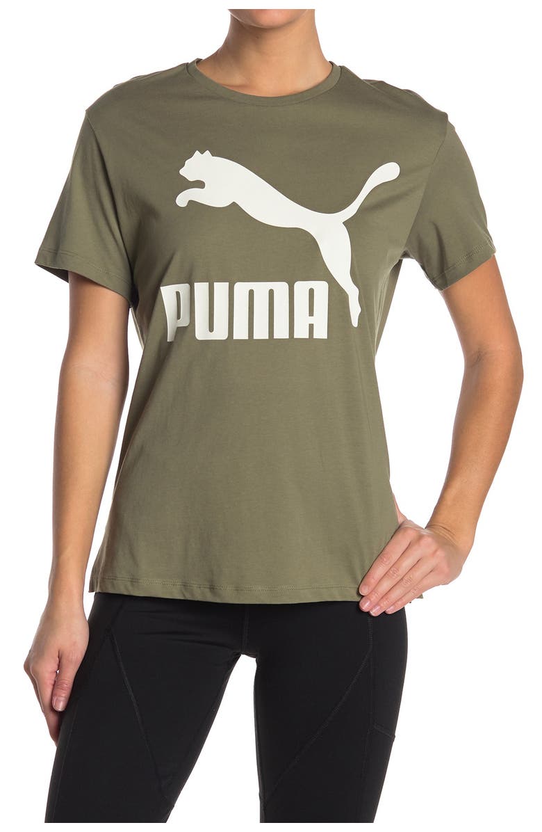 PUMA Classics Logo Tee, Main, color, 