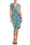 Matte Jersey Faux Wrap Dress