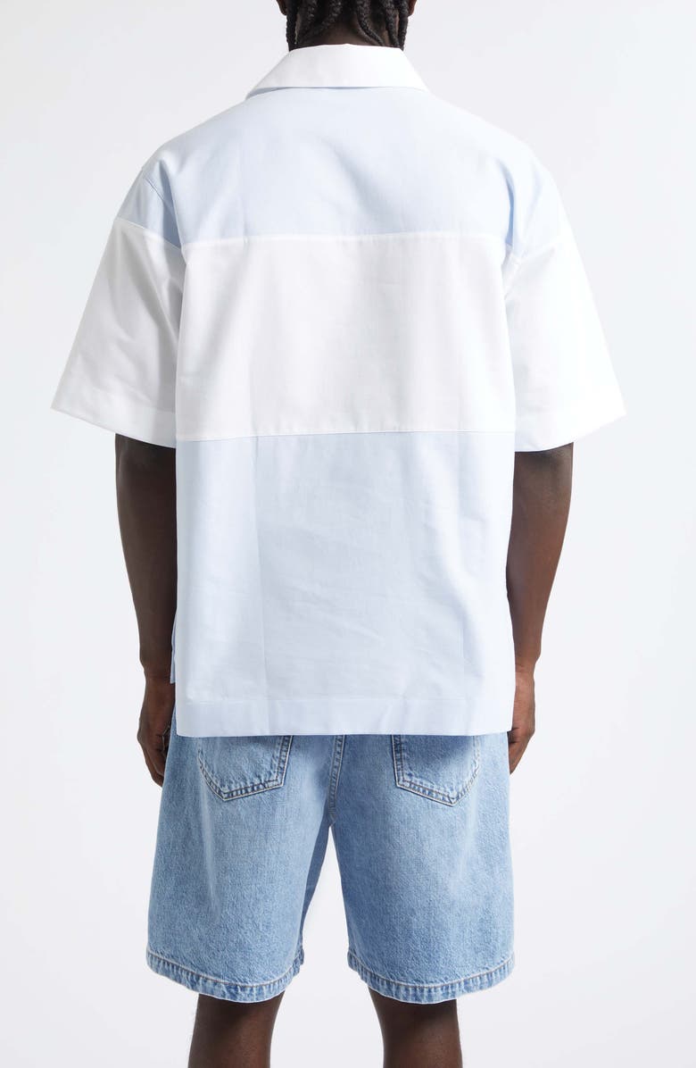 Givenchy Relaxed Fit Oxford Cloth Polo Shirt, Alternate, color, White