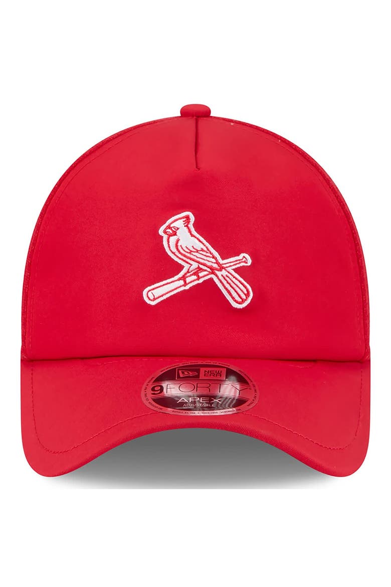 Men's New Era Red St. Louis Cardinals 2026 Batting Practice Alternate Apex 9FORTY Adjustable Hat, Alternate, color, Red