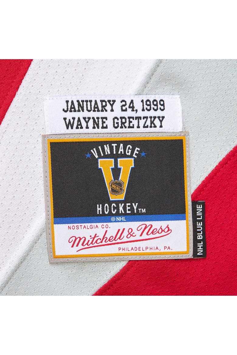 Men's Mitchell & Ness Wayne Gretzky Scarlet  1999 NHL All-Star Game Blue Line Player Jersey, Alternate, color, Scarlet