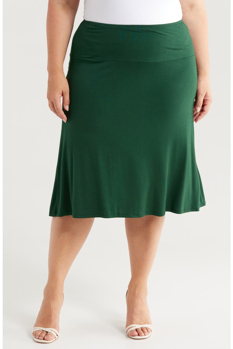 A-Line Skirt, Main, color, HUNTER
