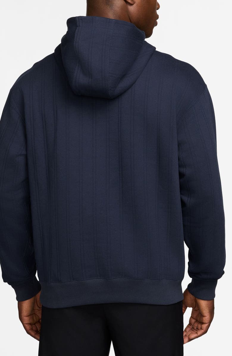 Nike Therma-FIT Oversize Hoodie, Alternate, color, College Navy/ Black