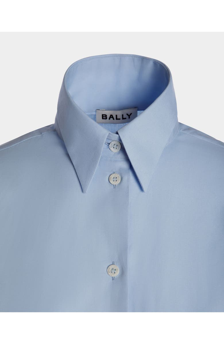 Bally Cotton Long Sleeve Shirt, Alternate, color, Blue