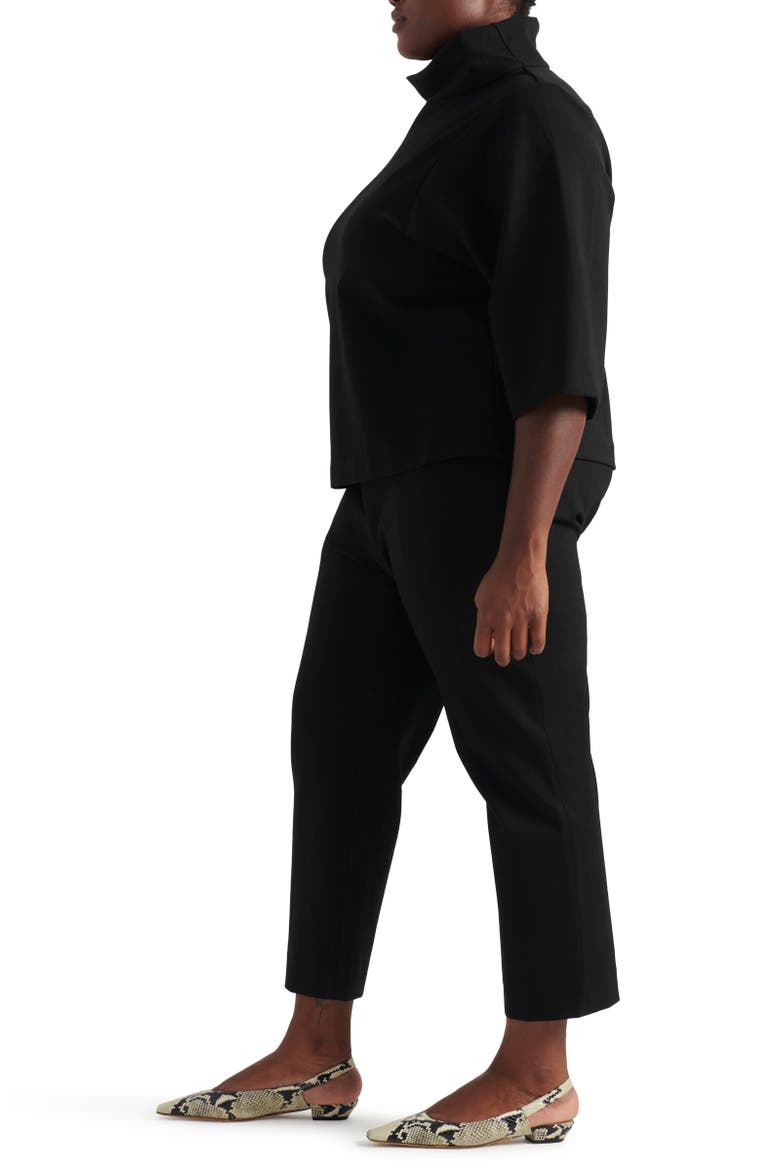 Ponte Katy Top, Alternate, color, Black