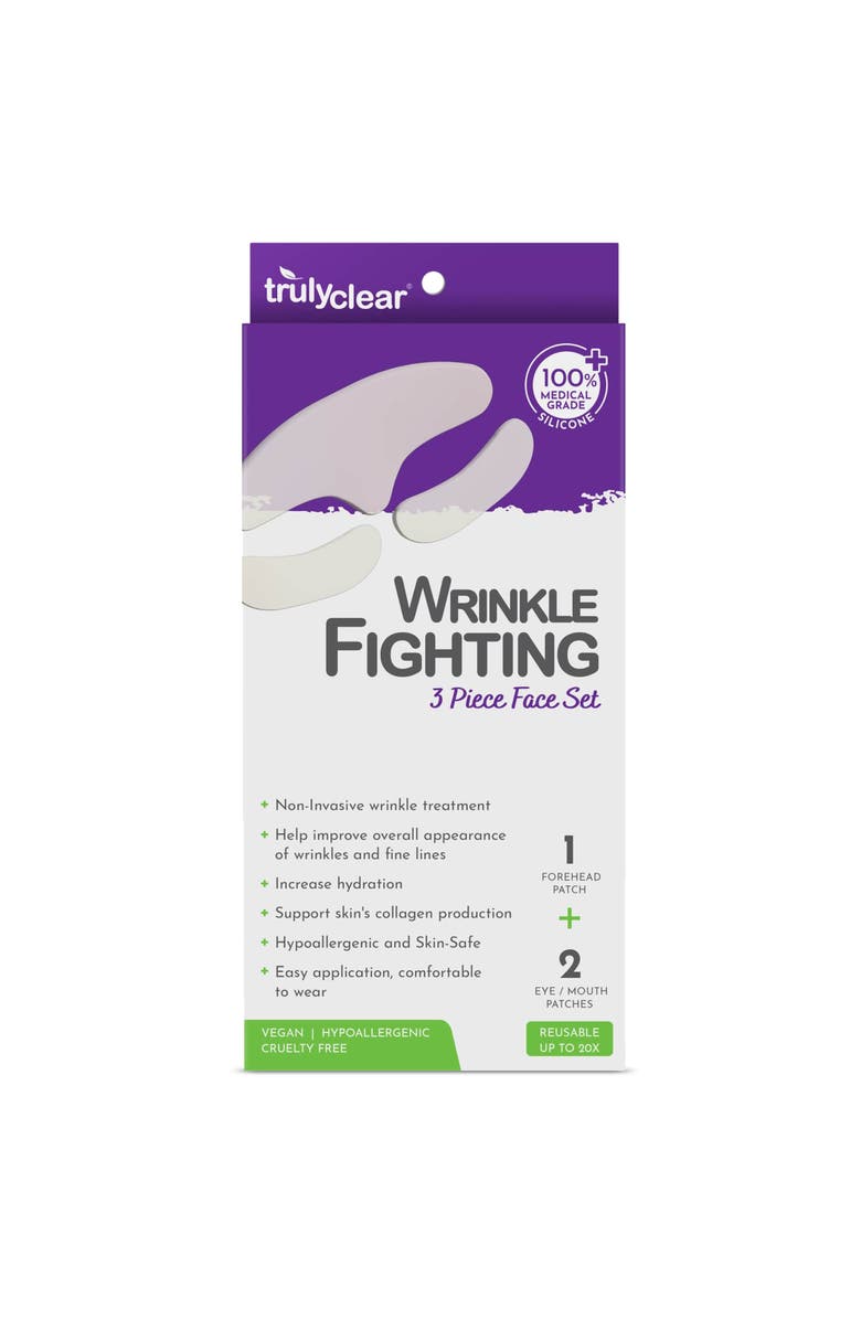 TRULY CLEAR Wrinkle Patches, 3pcs, Main, color, Multicolored