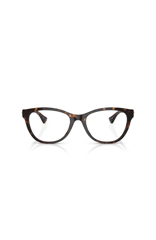 Versace 55mm Cat Eye Optical Glasses In Multi