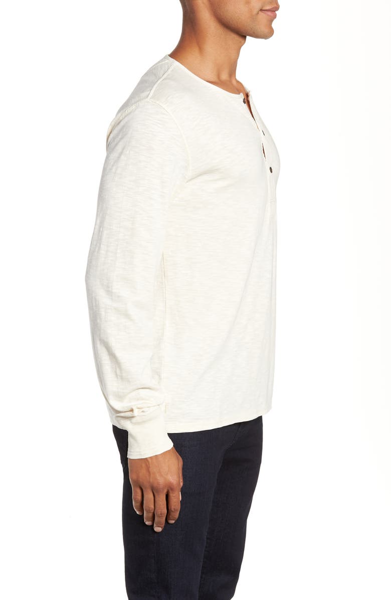 Frye Slubbed Long Sleeve Henley, Alternate, color,