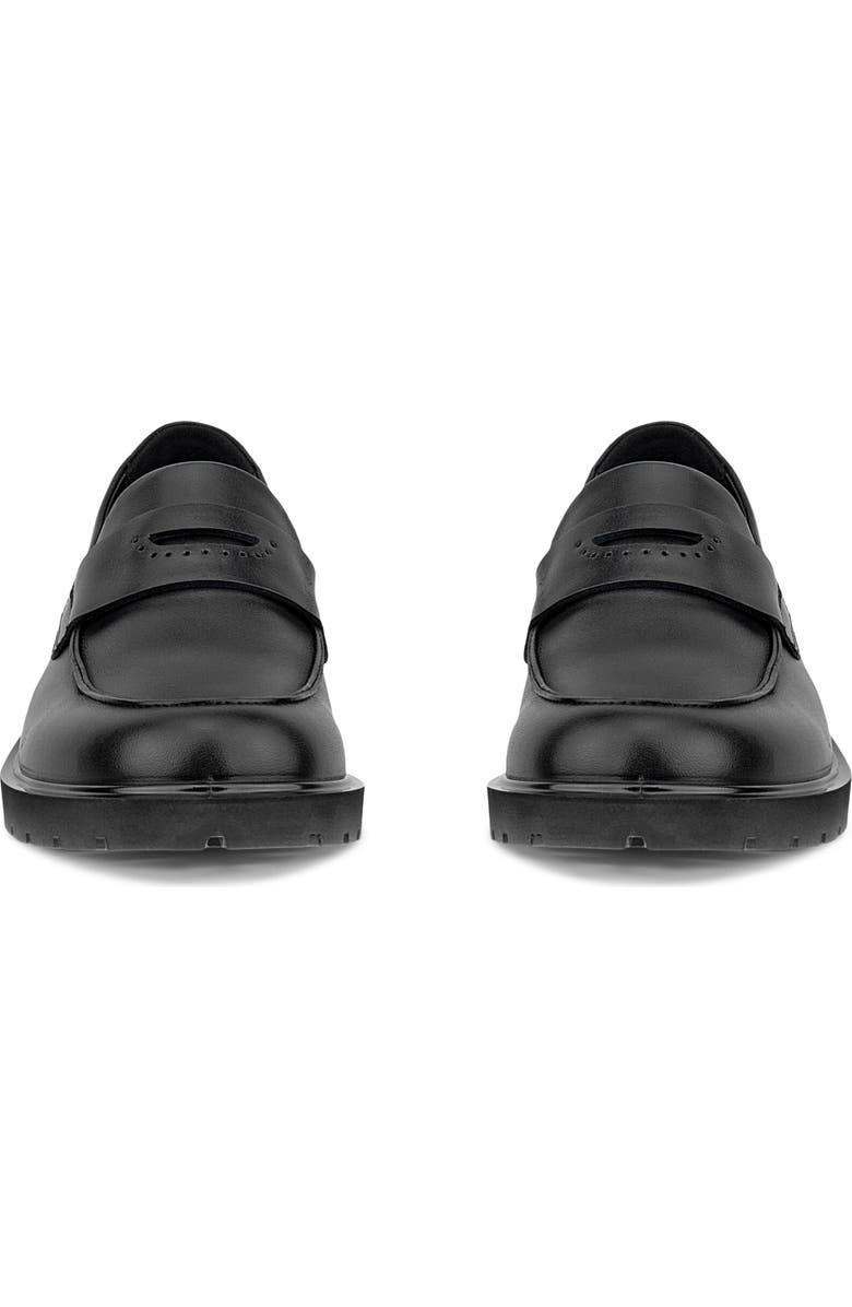 ECCO Metropole Vienna Penny Loafer, Alternate, color, Black Leather