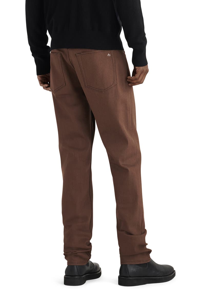 Fit 4 Authentic Stretch Straight Leg Baggy Jeans, Alternate, color, BROWN