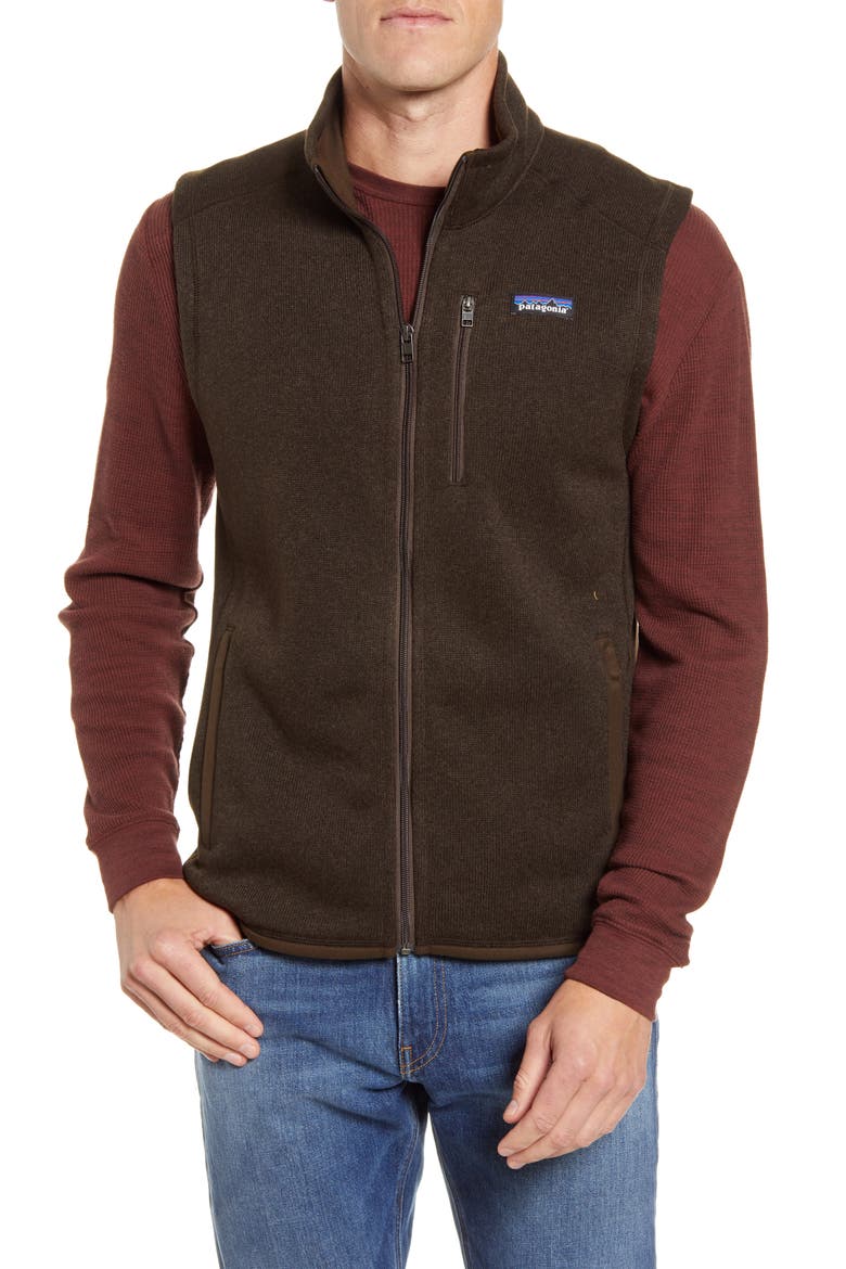 Better Sweater® Zip Vest, Main, color, LOGWOOD BROWN