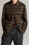 Vince Plaid Shirt Jacket