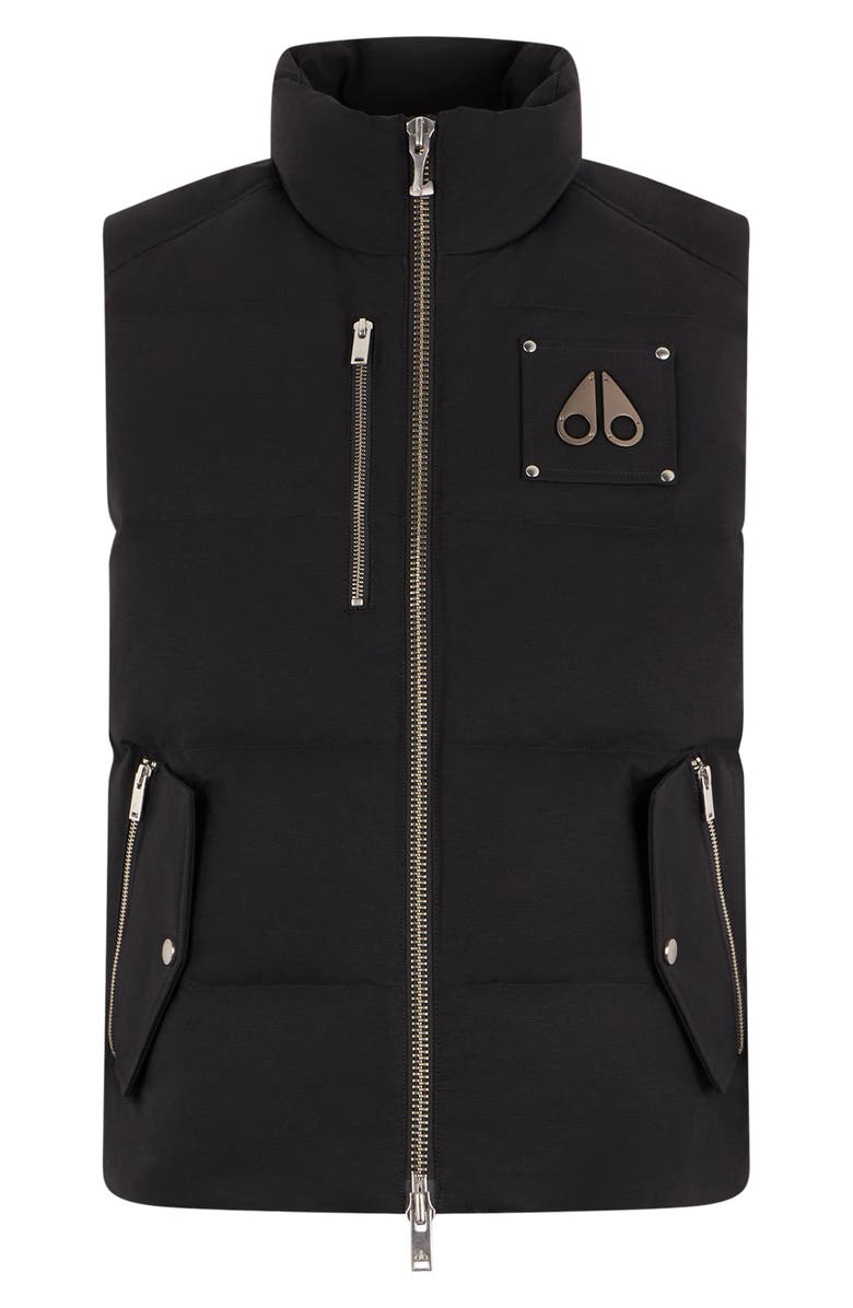 Moose Knuckles Westmount Down Vest, Alternate, color, Black W Black