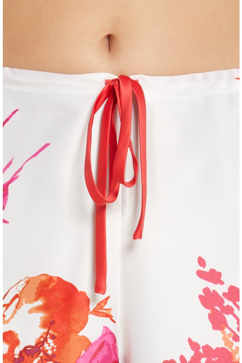 Bloom Floral Satin Camisole Pajamas, Alternate, color, ALABASTER MULTI