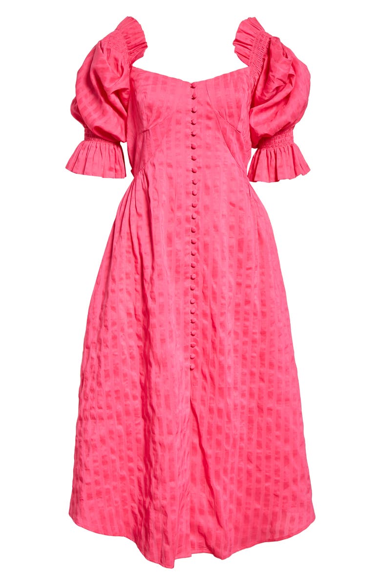 Cult Gaia Simona Off the Shoulder Midi Dress, Alternate, color, 