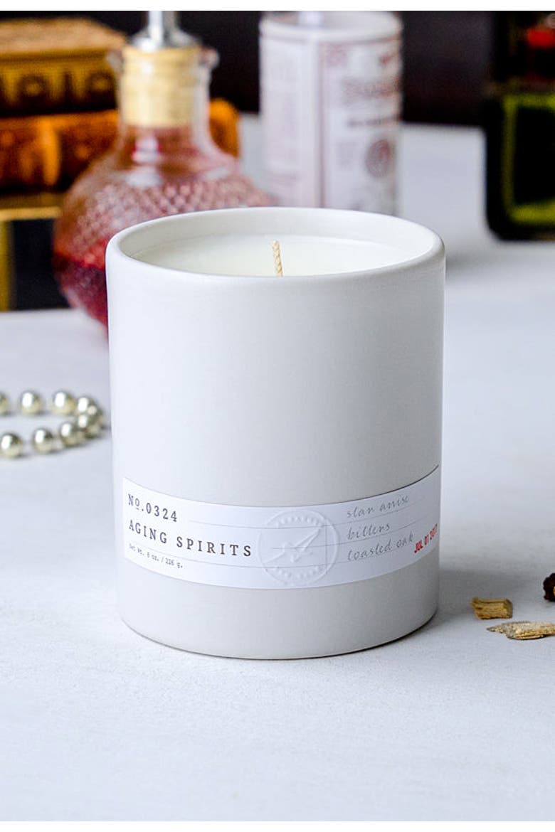 No. 0324 Aging Spirits Scented Candle, Alternate, color, White