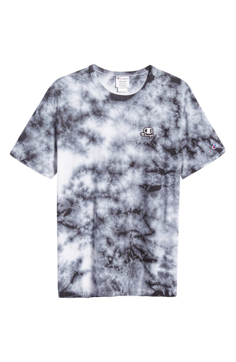 Champion Galaxy Tie Dye Logo T-Shirt, Alternate, color, 