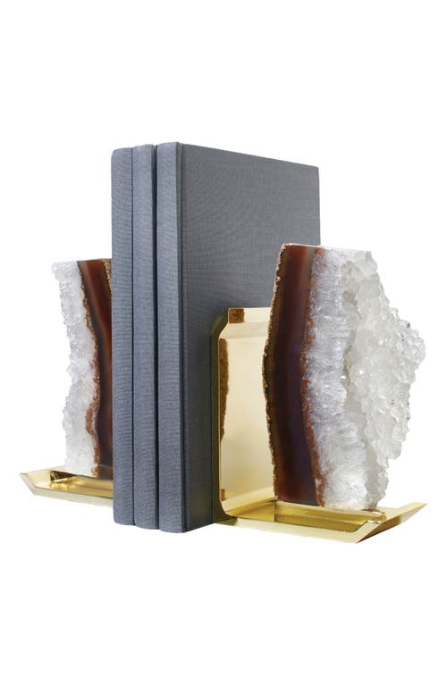 Anna New York Fim Set Of 2 Bookends In Multi