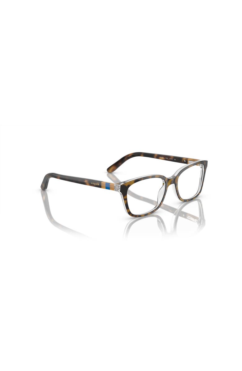 Vogue Eyewear 47mm Square optical glasses, Alternate, color, Brown