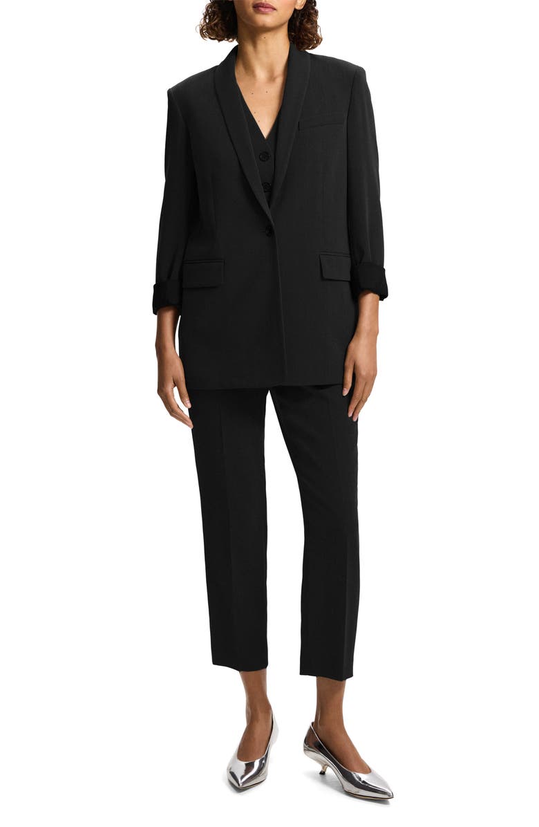 Theory Shawl Collar Blazer, Alternate, color, Black