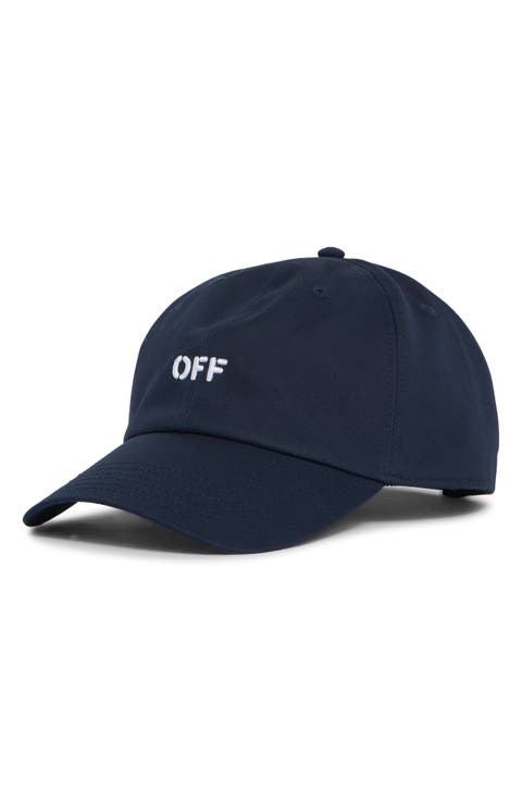 Off Stamp Cotton Twill Baseball Cap