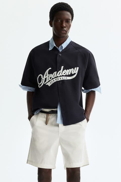 Relaxed-fit cotton shorts