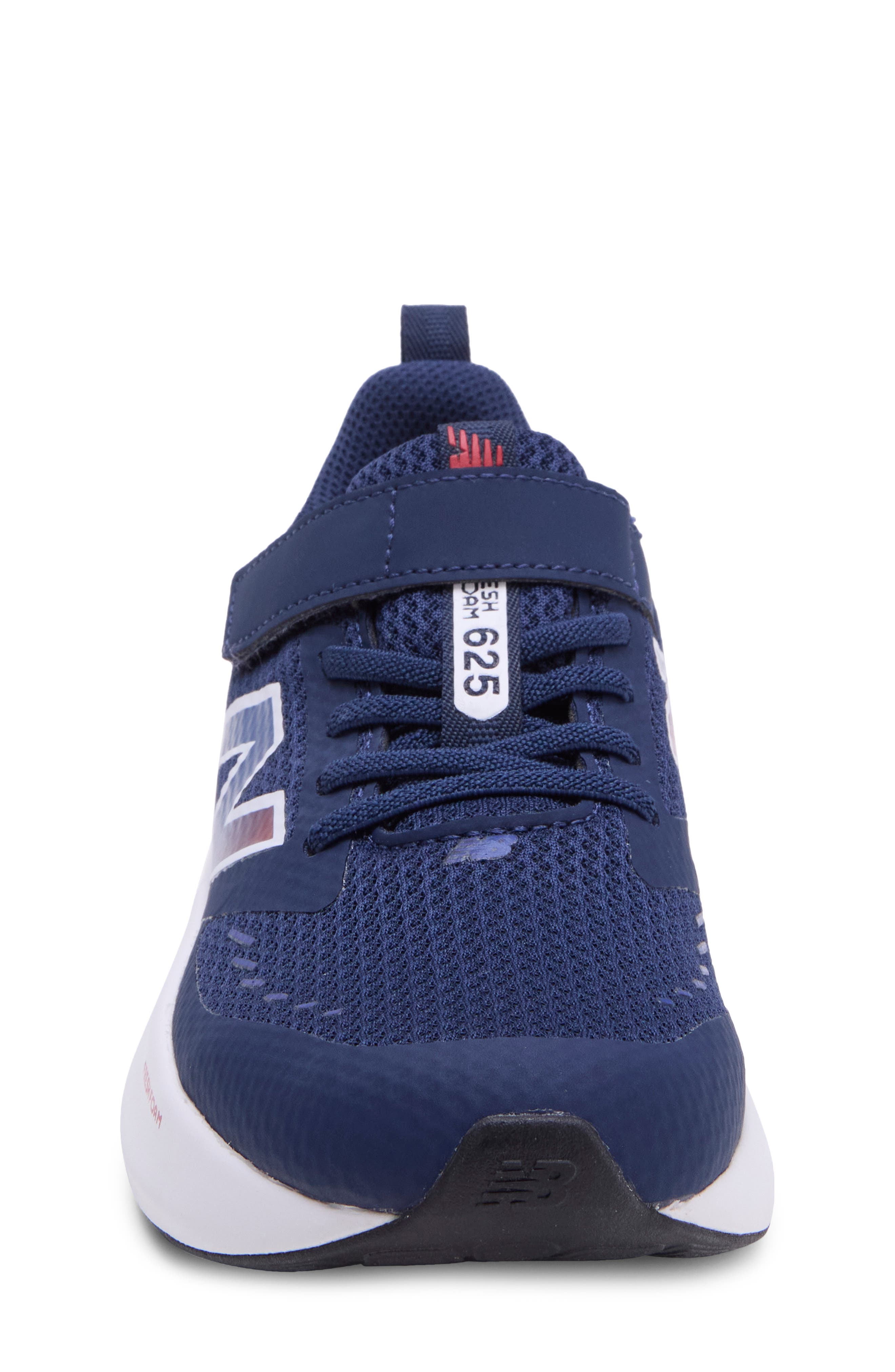Kids' 625 Sneaker, Alternate, color, NB NAVY/ TEAM RED