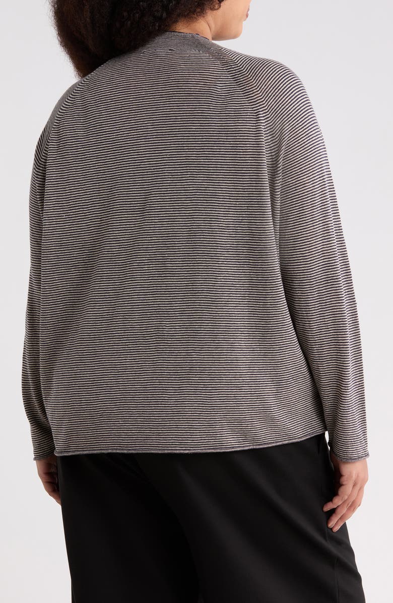 Eileen Fisher Organic Linen & Organic Cotton Cardigan, Alternate, color,