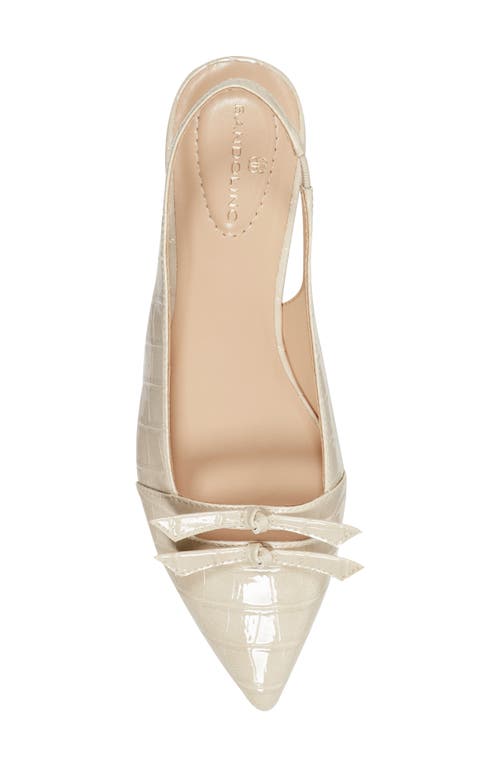 Bandolino Womens Aleeza Slingback Dress Flats In Neutral